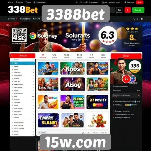 Interface do usuário do site 3388bet é intuitiva